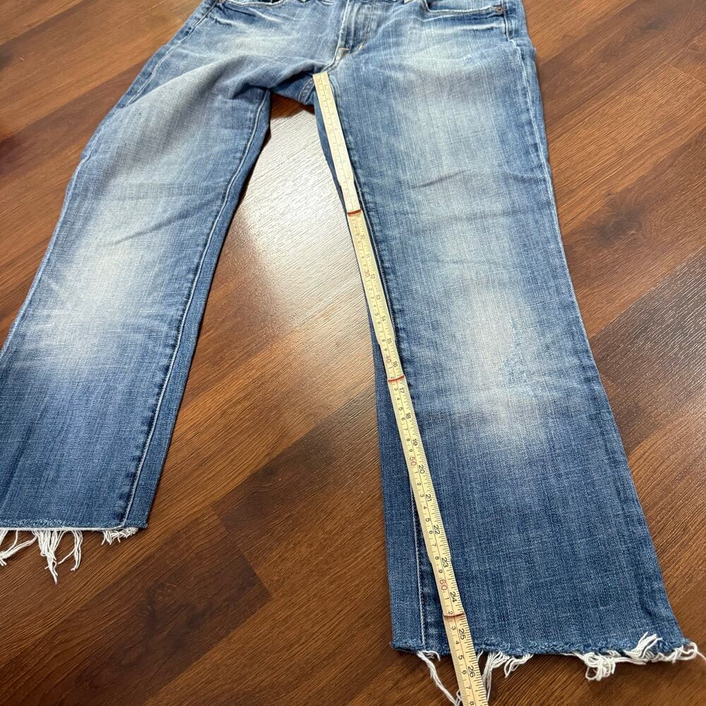 Citizens Of Humanity Kelly Low Waist Bootcut Jeans Y2K Animal Print Cheetah 30 - Picture 4 of 9